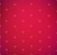 Beautiful red Valentine&#039;s Day background with hearts vector N2