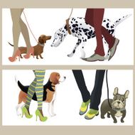 Cute dogs with their owners N2