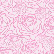 pattern with roses N13