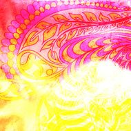 Vector Watercolor decoration background 10 EPS N2
