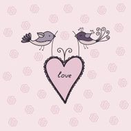 Couple of cute birds