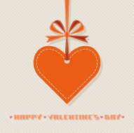 Valentine&#039;s background with red heart