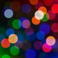 Defocused Christmas lights blur background