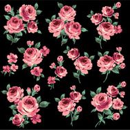 decoration of rose N38