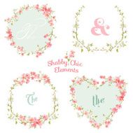 Flower Banners and Tags - for your design scrapbook N10