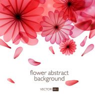 Abstract colorful background with flowers N10