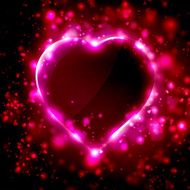 Futuristic heart illustration N5