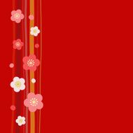 Japanese apricot background
