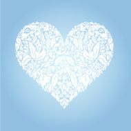 Floral heart N68
