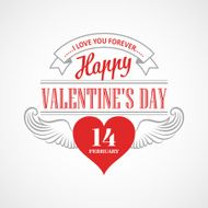 Typography Valentine's Day cards N17