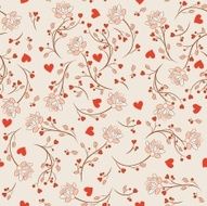 Seamless pattern with flowers lotos N2