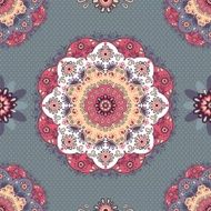 seamless pattern Abstract patterns lacy round