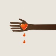 Help my heart (black) (vector)