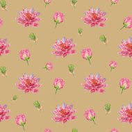 Seamless floral pattern with lotus N4