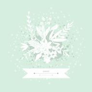 Beautiful romantic card Hand drawn vector illustration N10