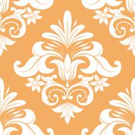 Orange Swirl Pattern
