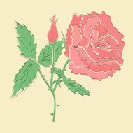 Vector Red Rose N2