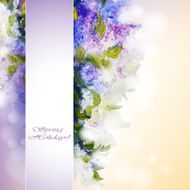 Lilac flowers background N2