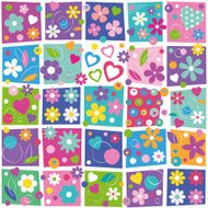colorful flowery pattern N2