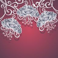 Colored Floral Layout N22