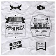 wedding invitation N176