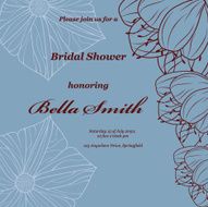 Wedding or invitation card abstract vector flower pattern background N54