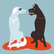 Dogs in love
