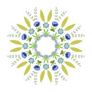 Gentle decor with flowers N12