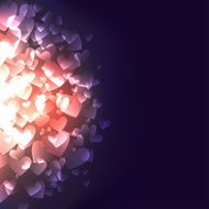 glowing hearts N5