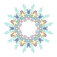 Gentle decor with flowers N13
