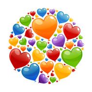 Vector Heart Balloons N13