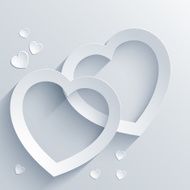 Valentines day card with heart N24