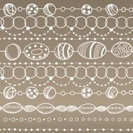 Seamless pattern with lacy design N3