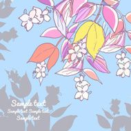 Gentle decor with flowers N14