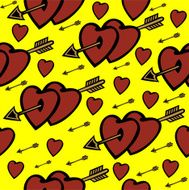 Seamless heart background N10