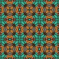 Seamless flower pattern background N16