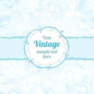 Stylish floral seamless background with frame