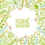 floral frame N207
