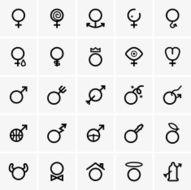 Male female icons N2