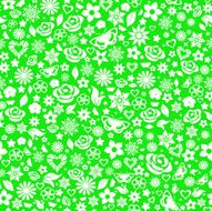 Seamless pattern of flowers N52