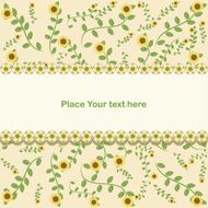Greeting card with label