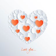 Illustration - greeting valentine s card