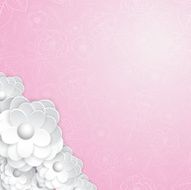 Background with paper flowers N6