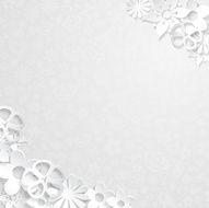 Background with paper flowers N7