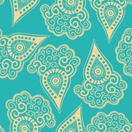 Chinese seamless pattern with paisley