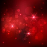 Bokeh red background