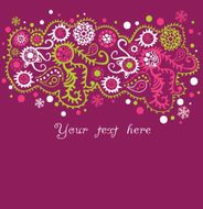 ornamental christmas background snowfall N6