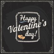 Valentine's Day vector poster N177
