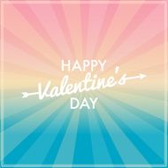 Valentine&#039;s Day vector poster N182