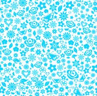 Seamless pattern of flowers N55
